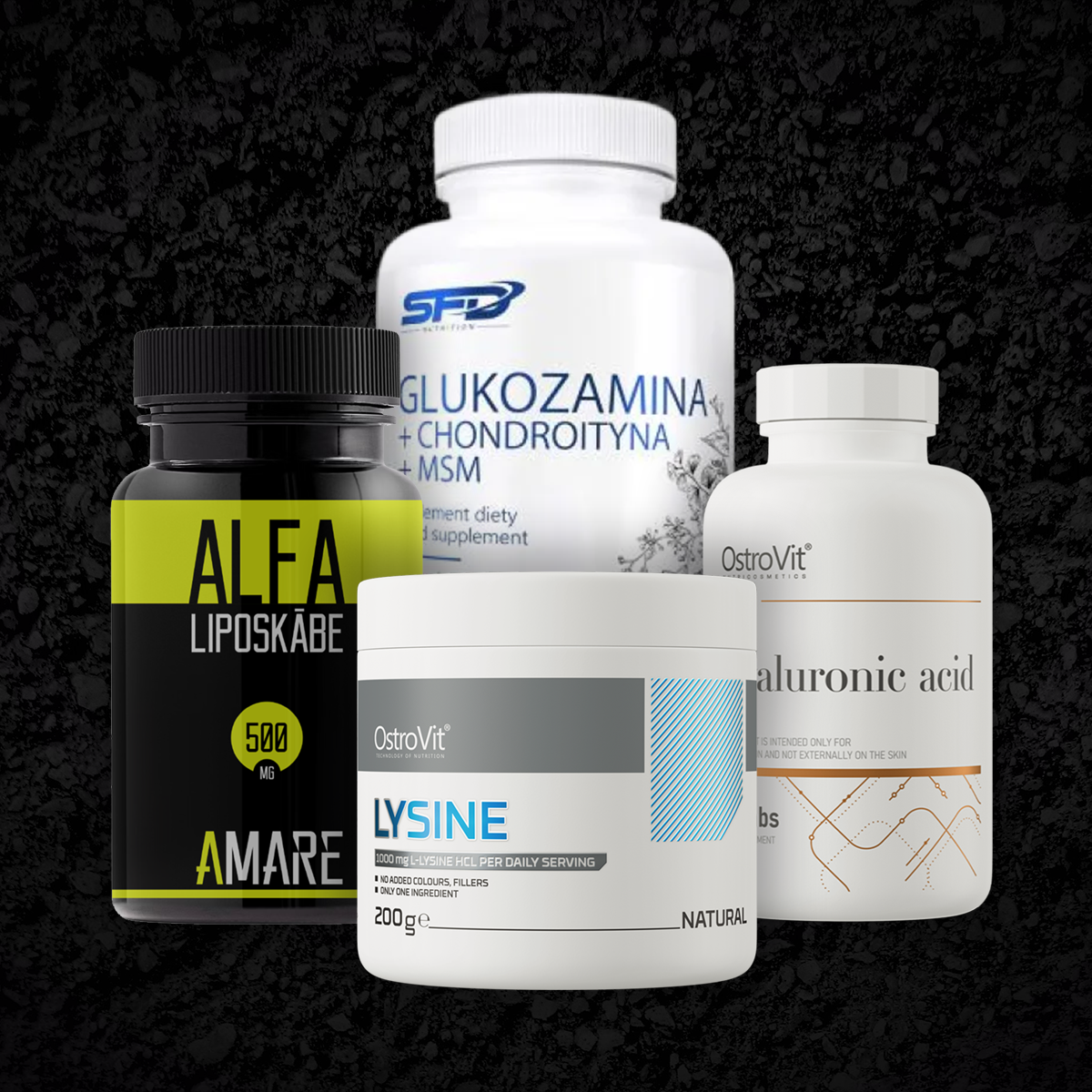 Komplekts kauliem un locītavām