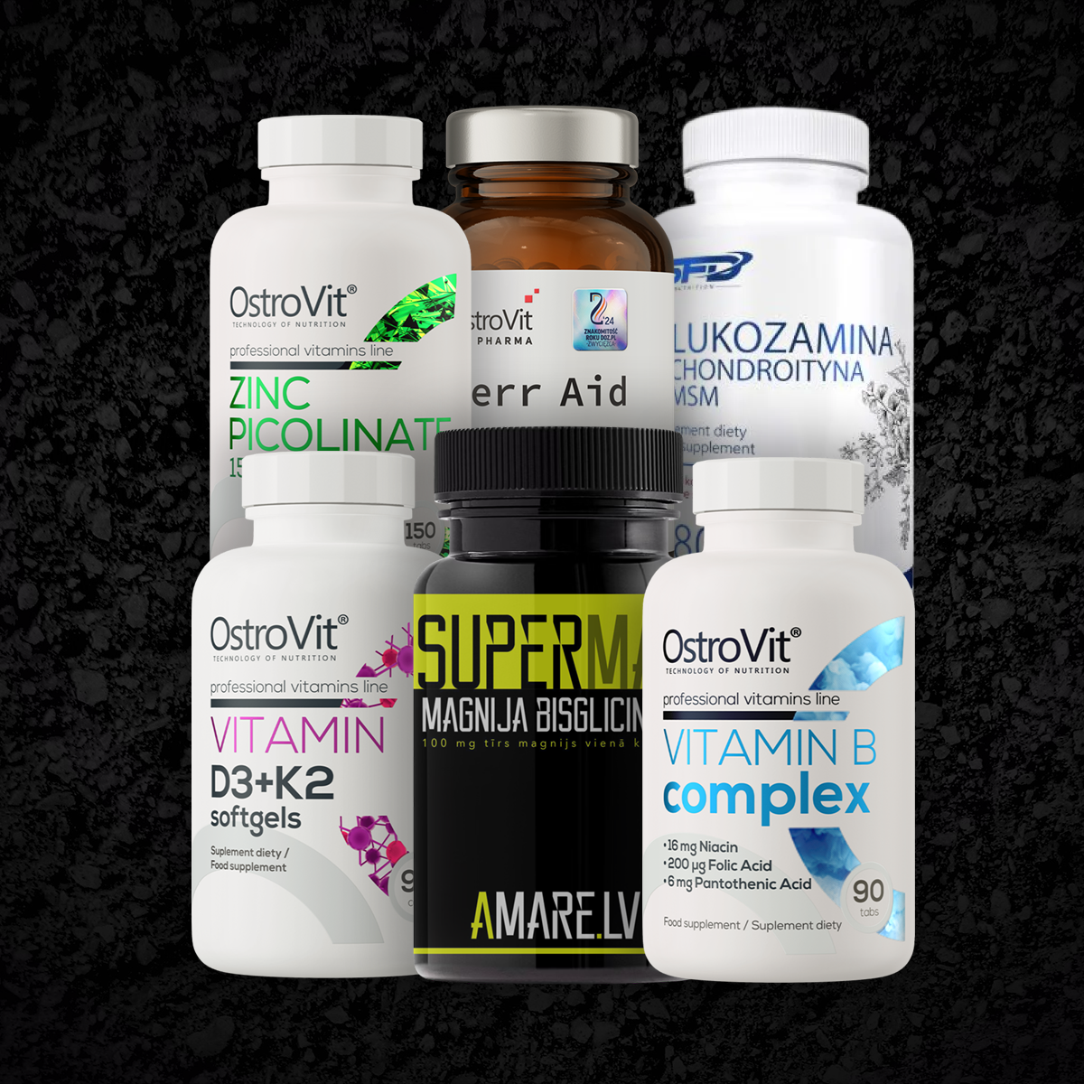 Vitamīnu un minerālu komplekts