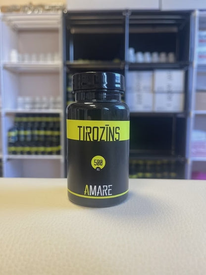 Premium L-türosiin, 60 kapslit, 500 mg (L-tyrosine). Toidulisand, vitamiinid.