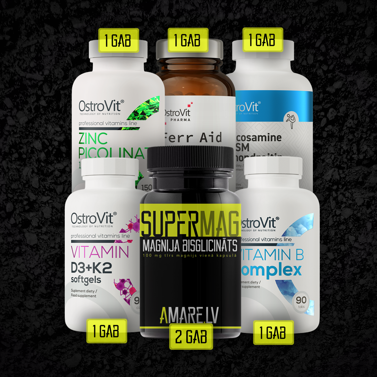 Vitamin and mineral set